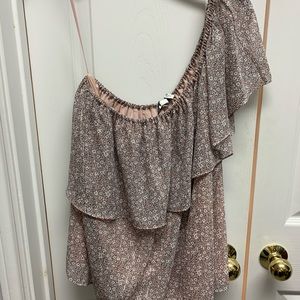Rebecca Minkoff one shoulder top